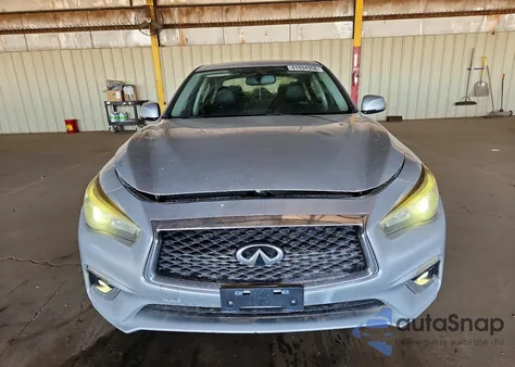 2018 Infiniti Q50 3.0T Luxe z USA, uszkodzony, nr VIN JN1EV7AP0JM363018